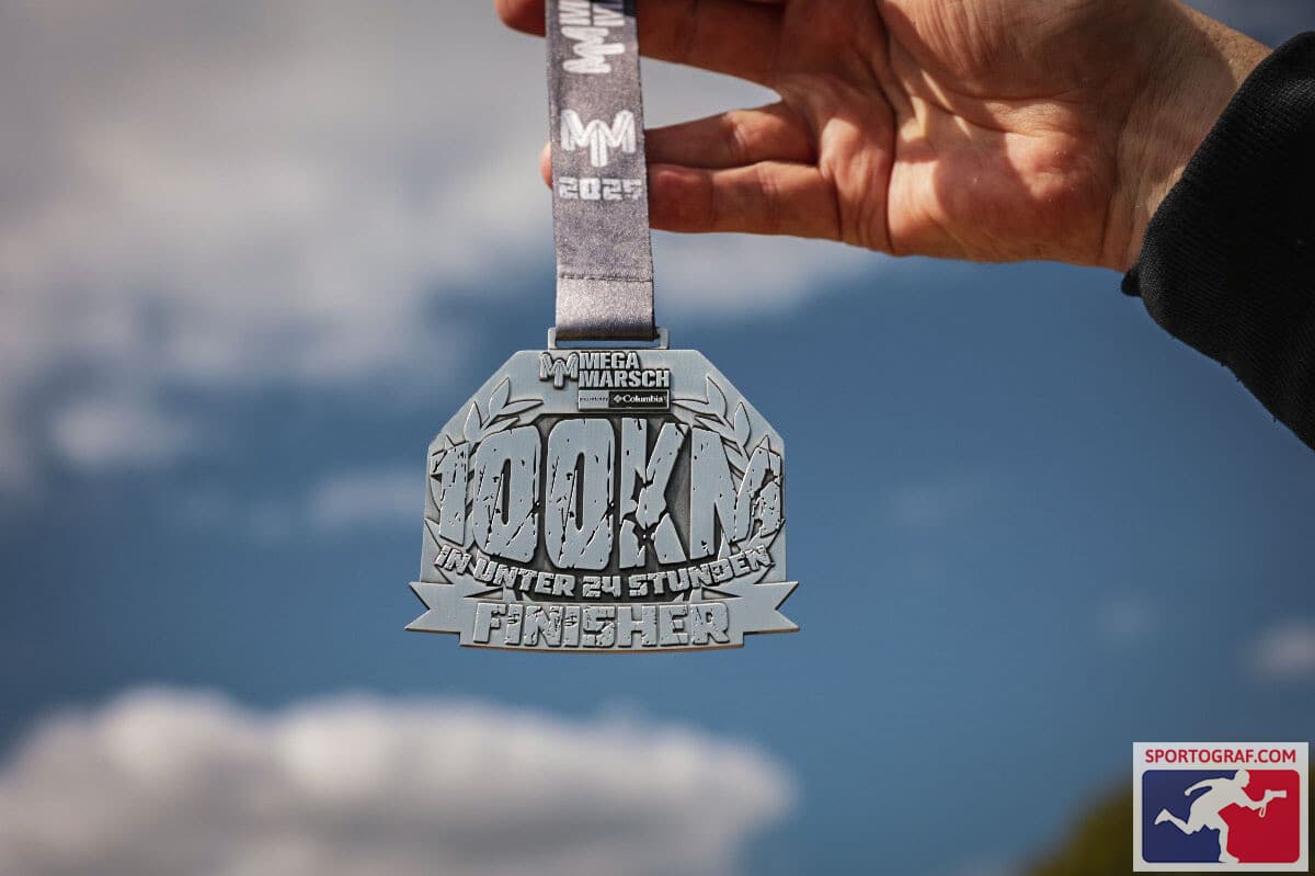 Finisher Medaille Mega Marsch 100 km